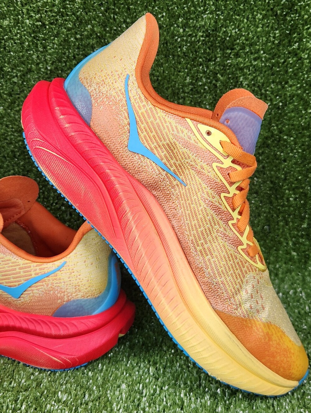 Hoka March 6 Big Boys Size 4.5 Youth Athletic Running Cushioned Shoes Sneakers - Picture 3 of 15